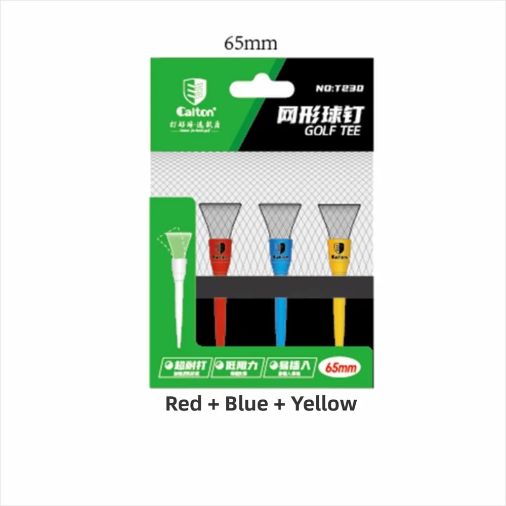 New Low-Resistance Mesh Golf Tee Elastic Reduce Drag Ball Stud Net-Shaped Wear Resistant Golf Tee Holder Practice