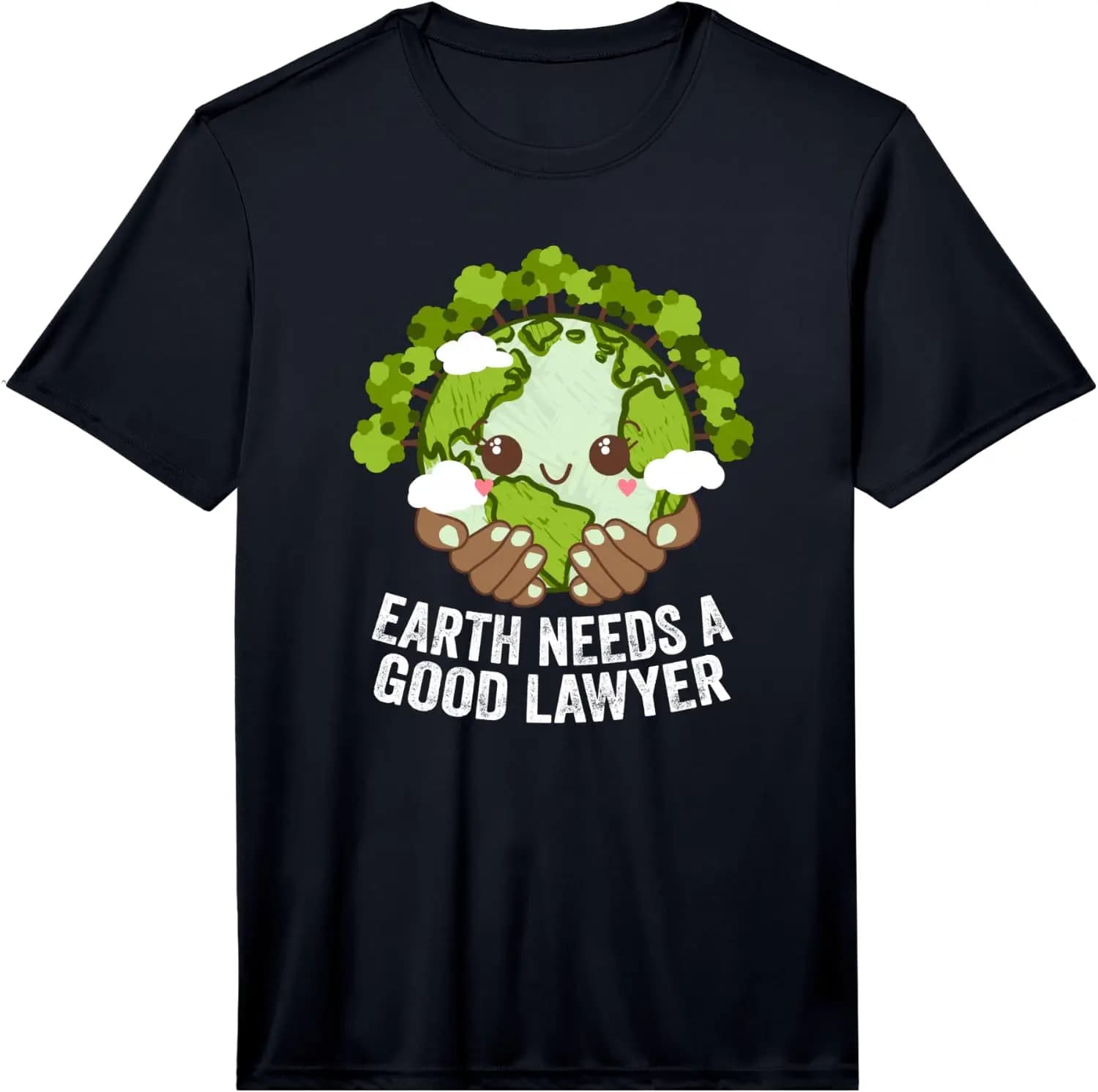 Mens Earth Needs A Good Lawyer Ecology Nature Lover Ecosystem Performance T-Shirt 100% Cotton Trendy Y2K Short-Sleeve Tee – Soft, Quick-Drying, & Moisture-Wicking; Ideal for Sports or Casual Wear; Great Gift for Christmas or Halloween. Environmental.