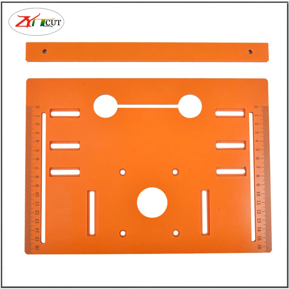 Base plate for cutting machine, without punching 90 ° Flat cutting 45 ° Overcut sawing press Support for positioning board