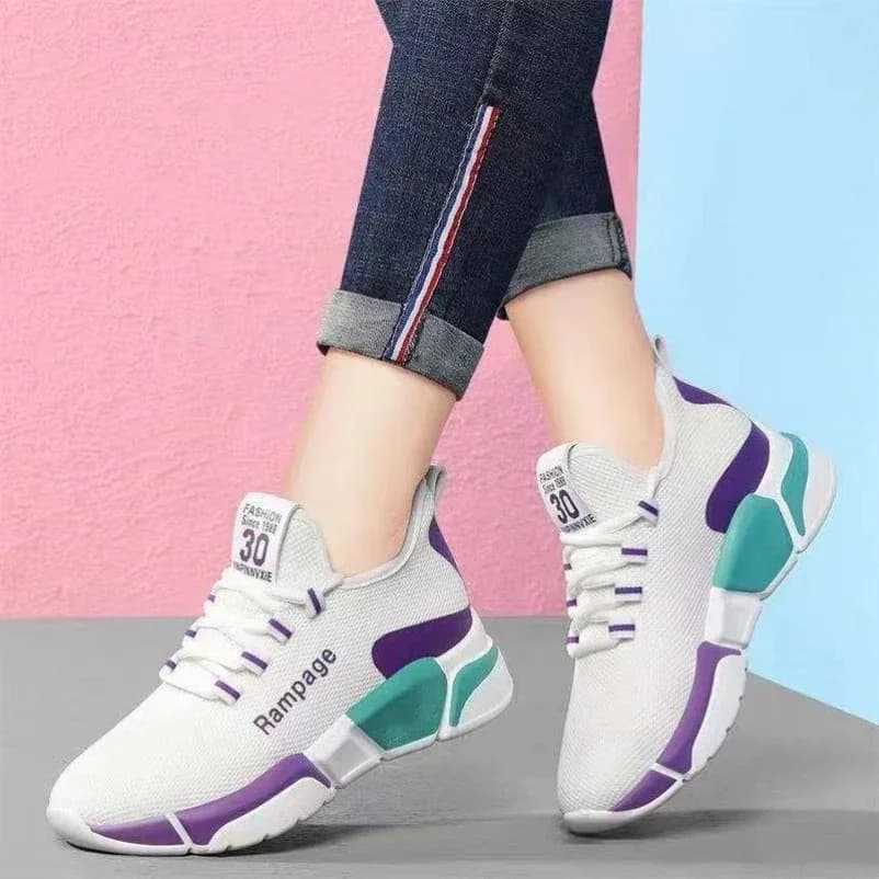 Scarpe vulcanizzate da donna Scarpe sportive traspiranti Scarpe da ginnastica casual da jogging in rete Scarpe da ginnastica da esterno femminili 36-40 Tenis Feminino