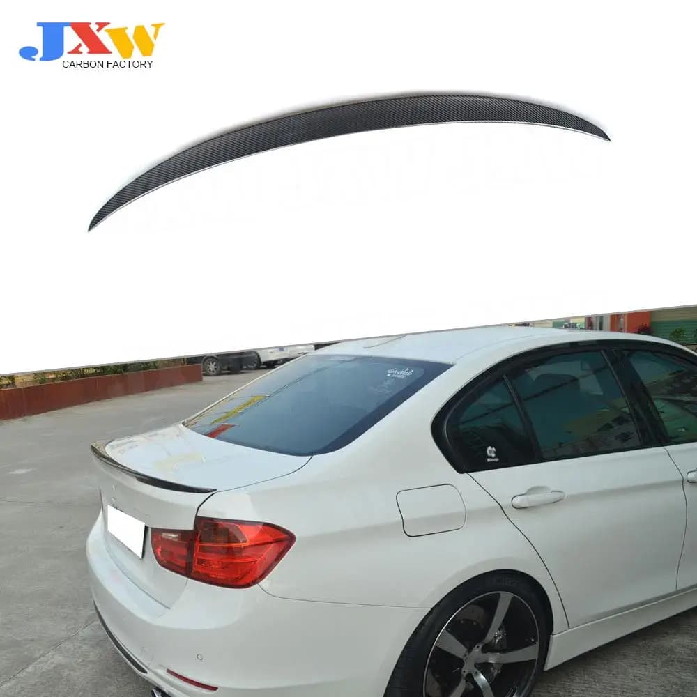 Spoiler Posteriore in Vera Fibra di Carbonio per BMW Serie 3 F30 F80 M3 320i 328i 335i 326D 2012-2018, Kit Carrozzeria FRP, Alettone per Bagagliaio