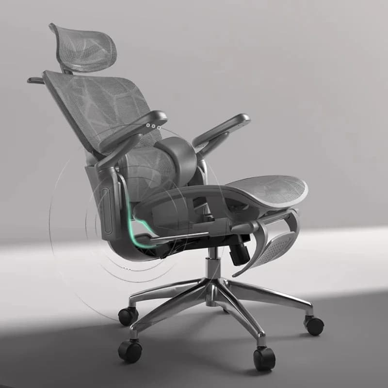 Poltrona Ergonomica Relax per Ufficio, Gaming, Computer, Camera da Letto, Reclinabile, Sedia da Scrivania Mobile, Mobili e Sedie