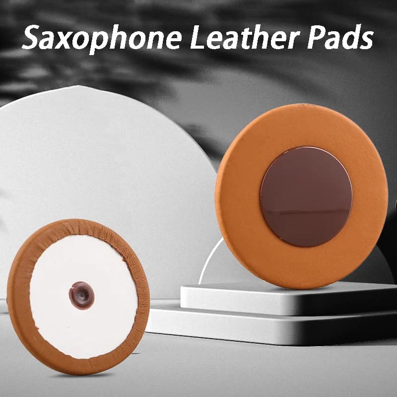 Saxophone Pad Lamb Skin Sound Hole Pads Saxophone 62 Keys Leather Pad Professional Woodwind Instruments Repair Accessories