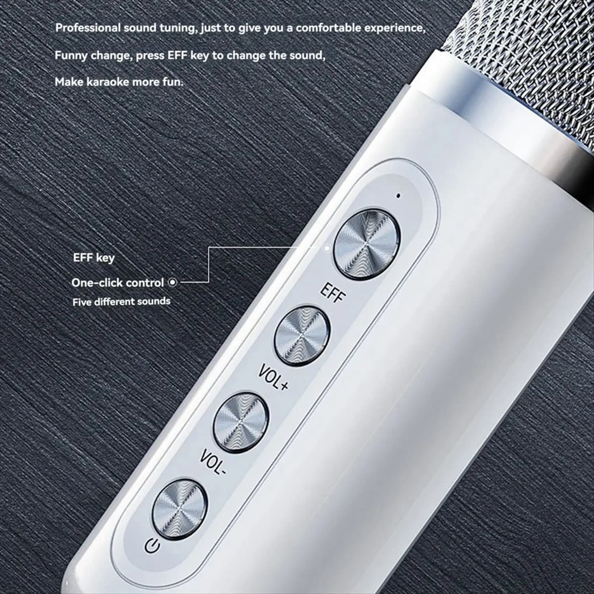 DTC5 KD-203 Karaoke Set Karaoke Speaker Wireless Bluetooth Dual Microphone Speaker Microphone Machine Black