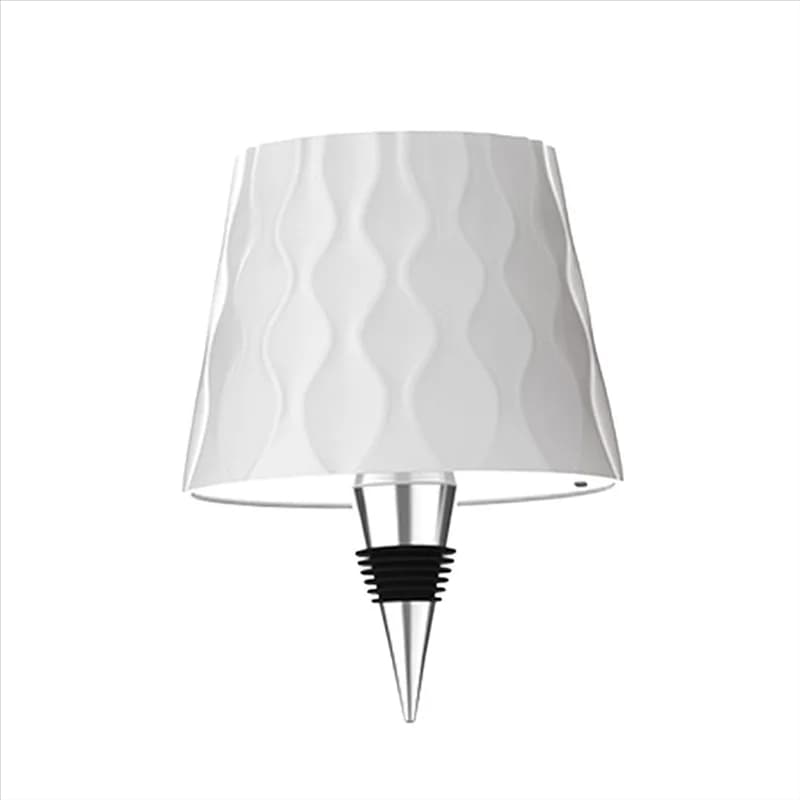 【FLASH DEAL】USB Charge LED Wine Bottle Table Lamp With Touch Control 3 Colors Stepless Dimming Ripple Wine Bottle Table Lamp
