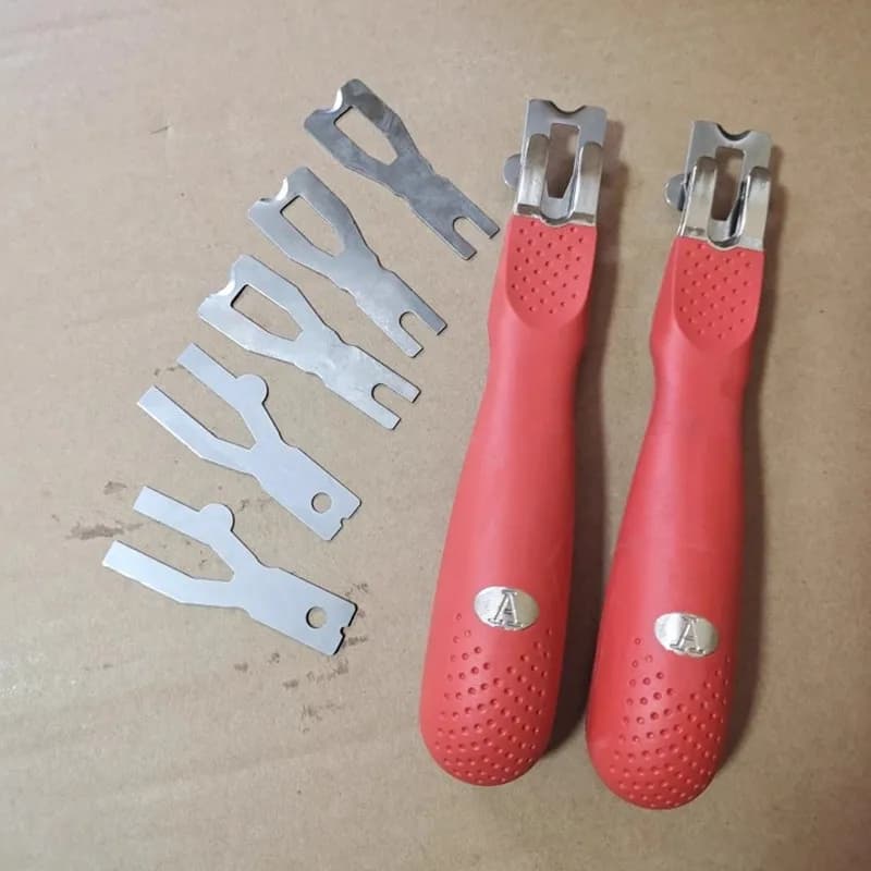 1 pz coltello da taglio per tappeti da pavimento, coltello da taglio per saldatura di pavimenti in vinile, con 10 lame