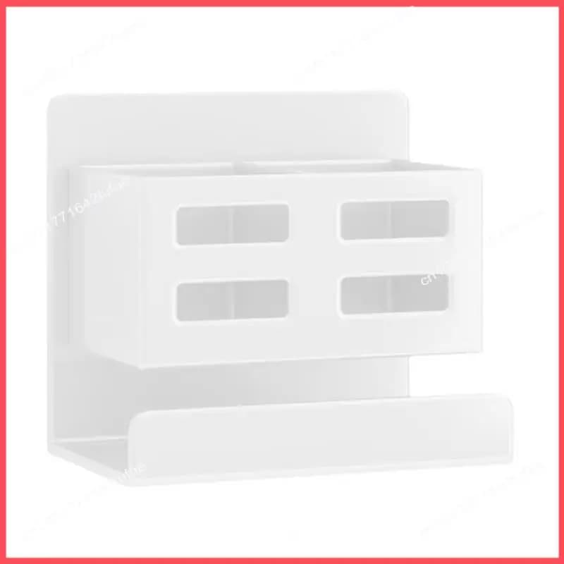 B52C Organizzatore per il bagno Organizzatore per asciugacapelli per cosmetici con drenaggio impermeabile a parete senza incasso