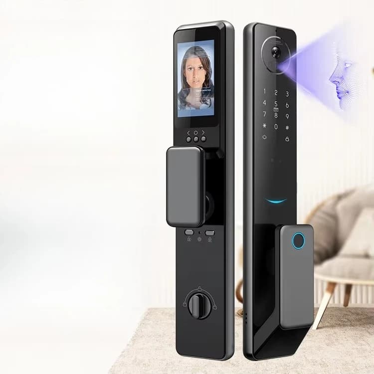 Serratura intelligente 2025, porta di sicurezza digitale wireless con impronta digitale, con serratura per fotocamera domestica