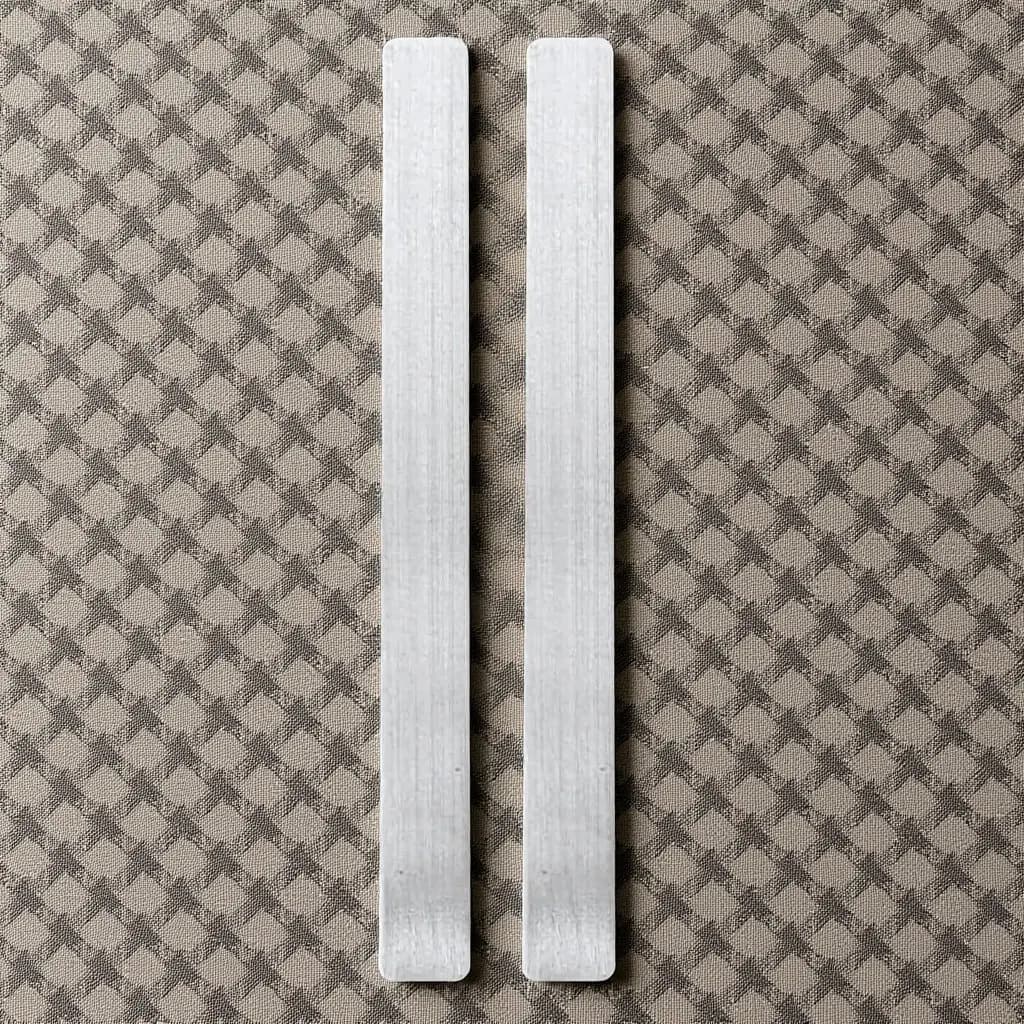 2 Pezzi Strisce Adesive Magnetiche per Bacheca e Parete Fotografica, Fogli in Ferro per Esposizione Memo, per Ufficio, Casa, Aula