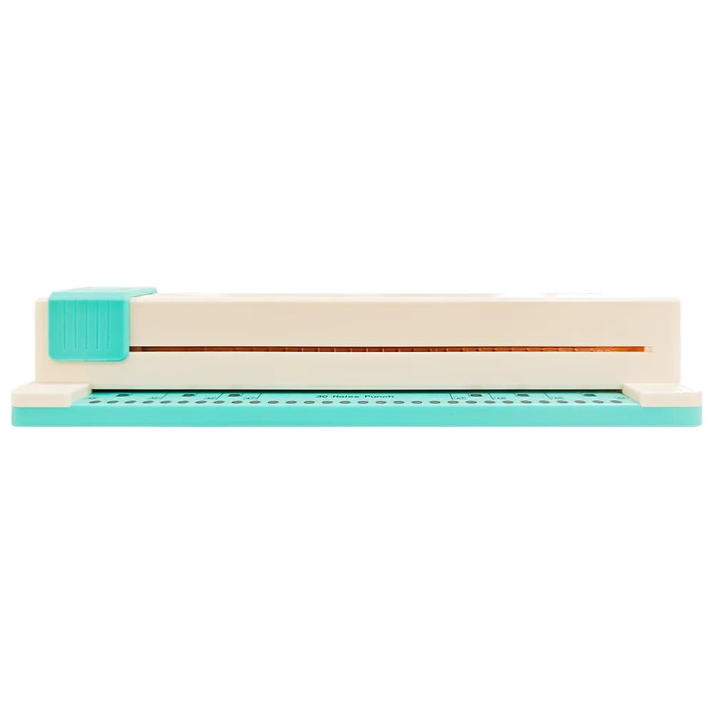 Punzonatrice per carta resistente con punzonatrice a 30 fori con spirale di rilegatura extra per quaderni, pianificatori e scrapbooking