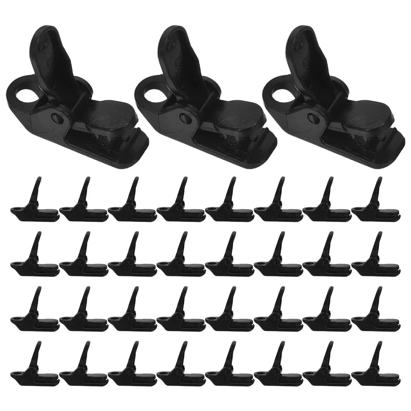 40 Pezzi Morsetti per Bordo Tenda, Clip Antivento in Plastica Resistente per Campeggio all'Aperto, Teli, Ripari, Coperture per Tende e Fissaggio Tende a Baldacchino