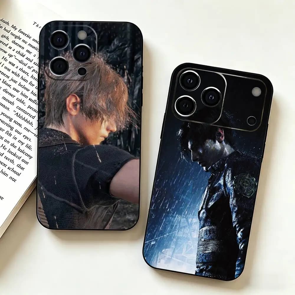R-Resident E-Evil RE Game Phone Case For iPhone 17, 16,15,14,13,12,11 Plus,Pro Max, Others Soft Black Cover