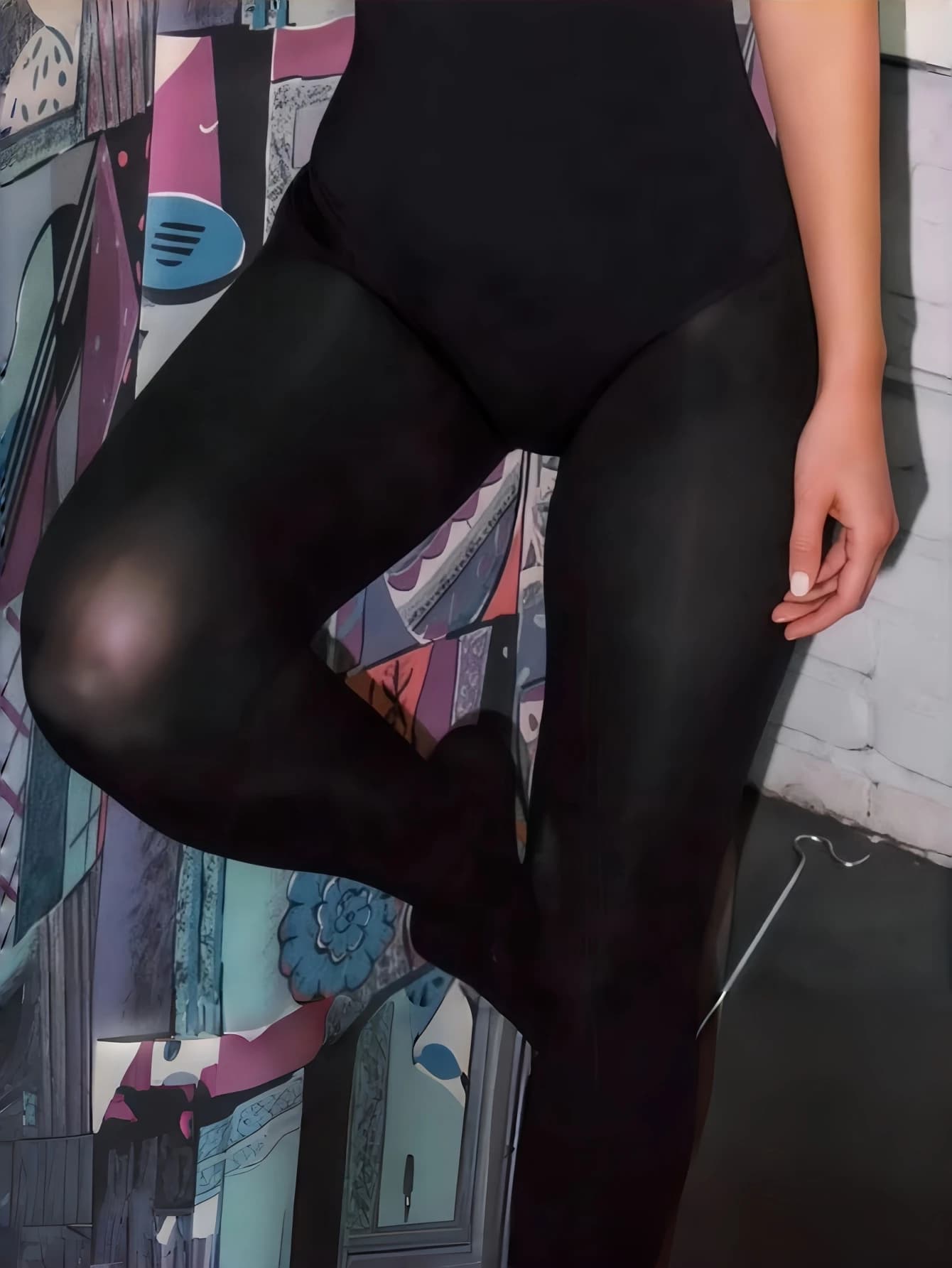 Collant da donna in velluto a vita alta, calze elasticizzate morbide e opache, leggings senza cuciture a copertura totale per uso quotidiano e ufficio