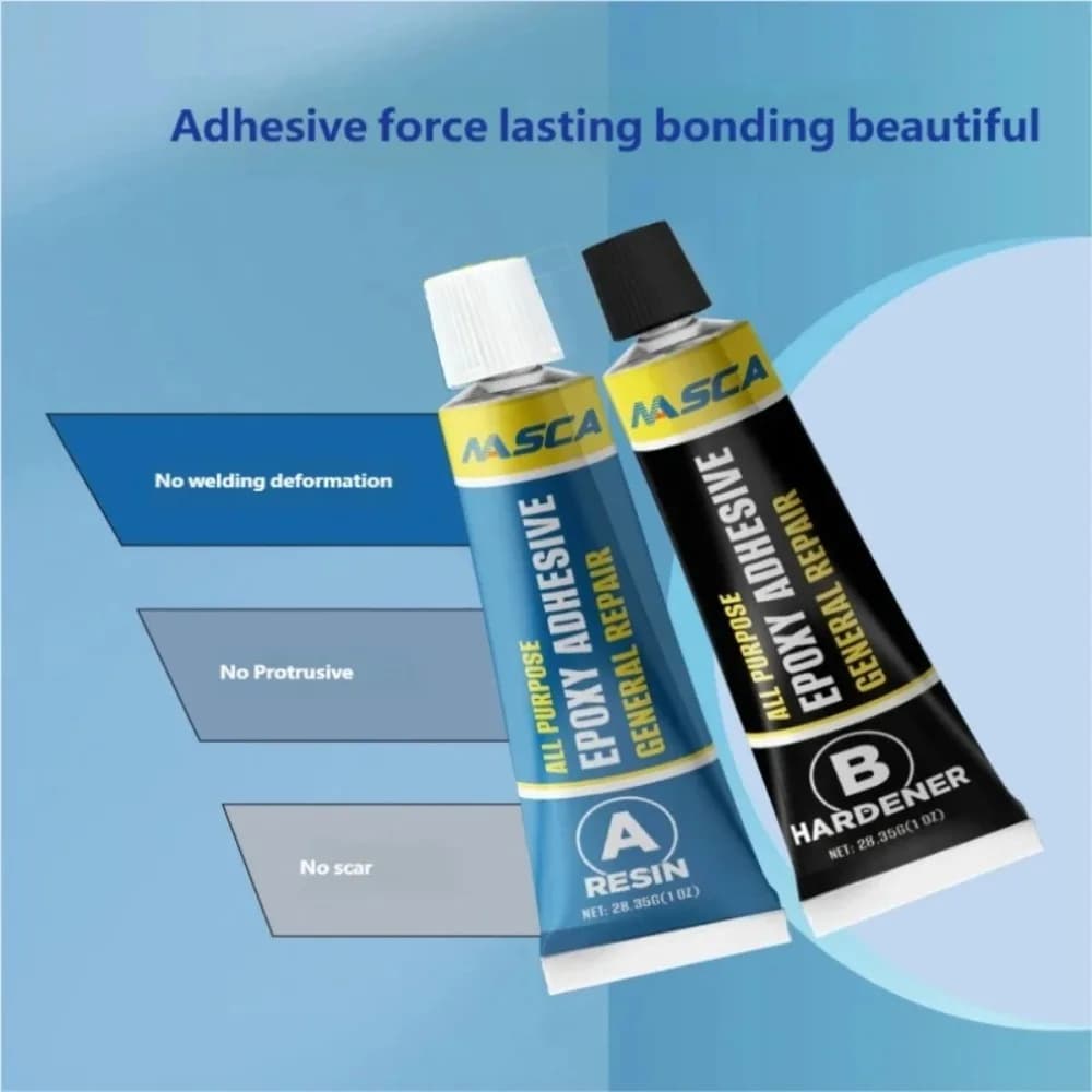 5 6 Minutes Fast Cure Epoxy AB Resin Adhesive High Strength Glue Used For Metal Ceramic Plastic Glass
