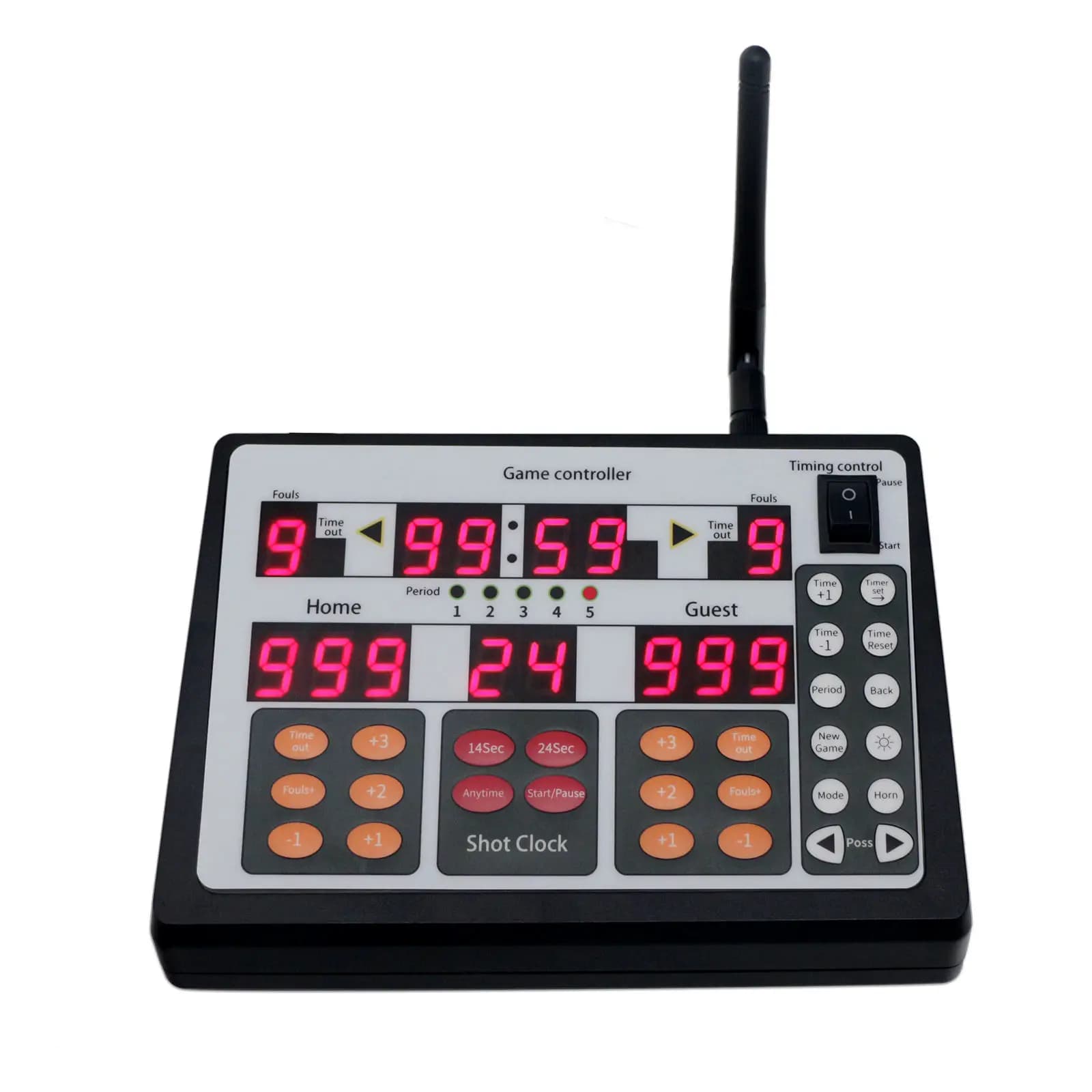 Desktop Control Panel Game Controller with Multifunction Wireless Console for GX brand digital basketball scoreboard Clock 24 shots