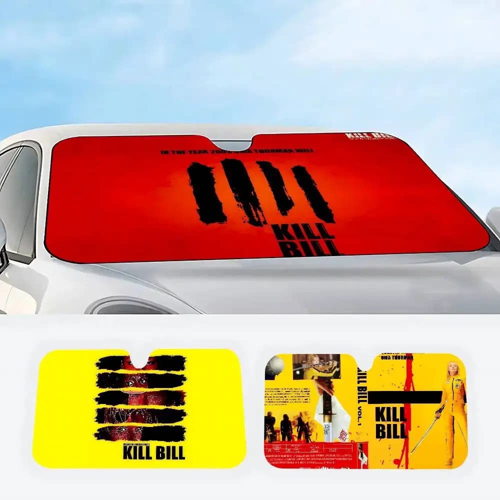Parasole Classico per Parabrezza Auto Ispirato al Film 'Kill Bill'
