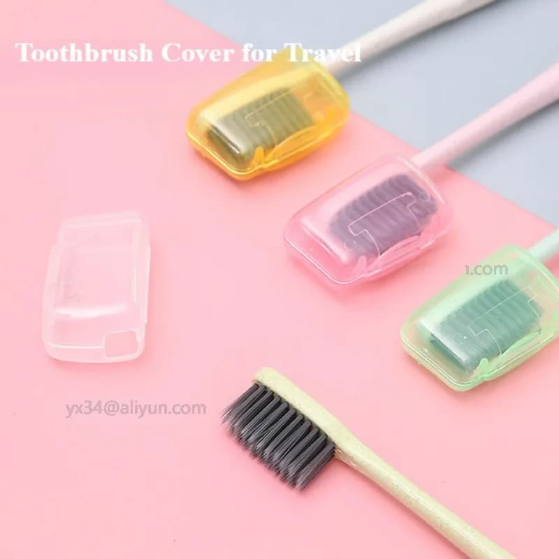 5 pezzi porta spazzolino portatile salute antipolvere spazzolini da denti a prova di germe protezione da viaggio campeggio custodia per spazzolino da denti