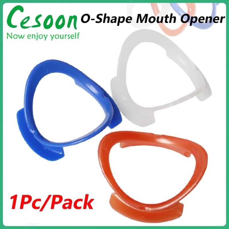 Apri-bocca dentale a O in plastica, 1 pz, per sbloccare guance e labbra, per sbiancamento denti, trattamento ortodontico, esame odontoiatrico