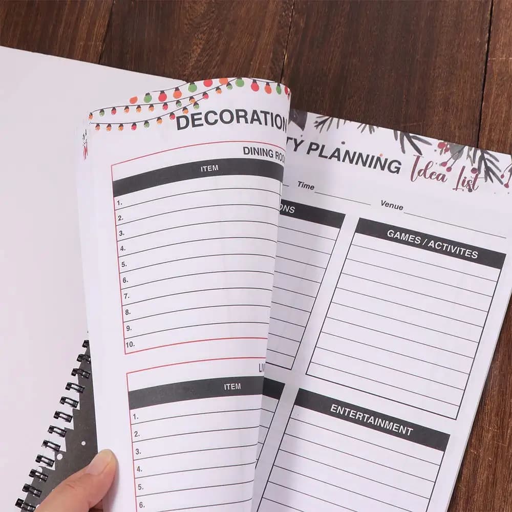 Agenda Planner Natalizia, Quaderno per la Gestione dell'Efficienza e dei Comportamenti, Lista delle Cose da Fare, Organizer del Tempo, Diario