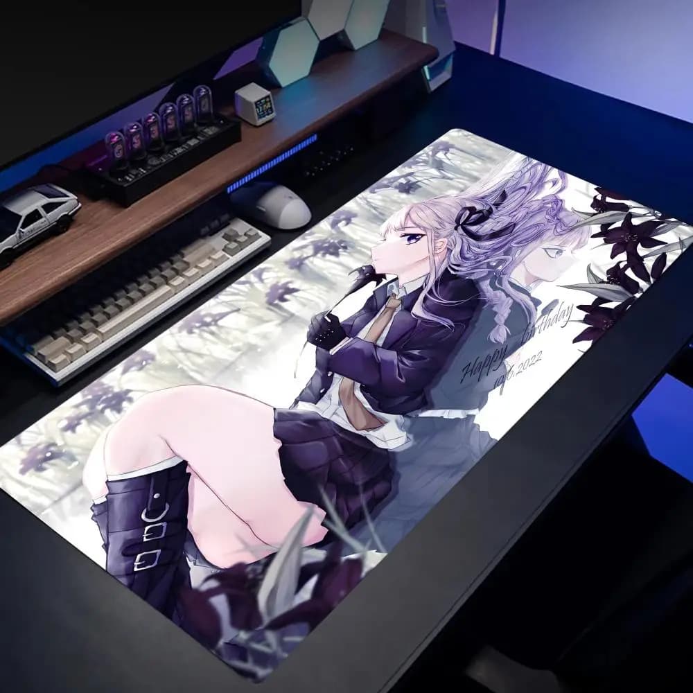 Kirigiri Kyoko Tappetini da scrivania Tappetini da gioco Mousepad Accessori per ufficio da gaming Tappetino per mouse Playmat Tappeto per mouse Tappetino da scrivania Set