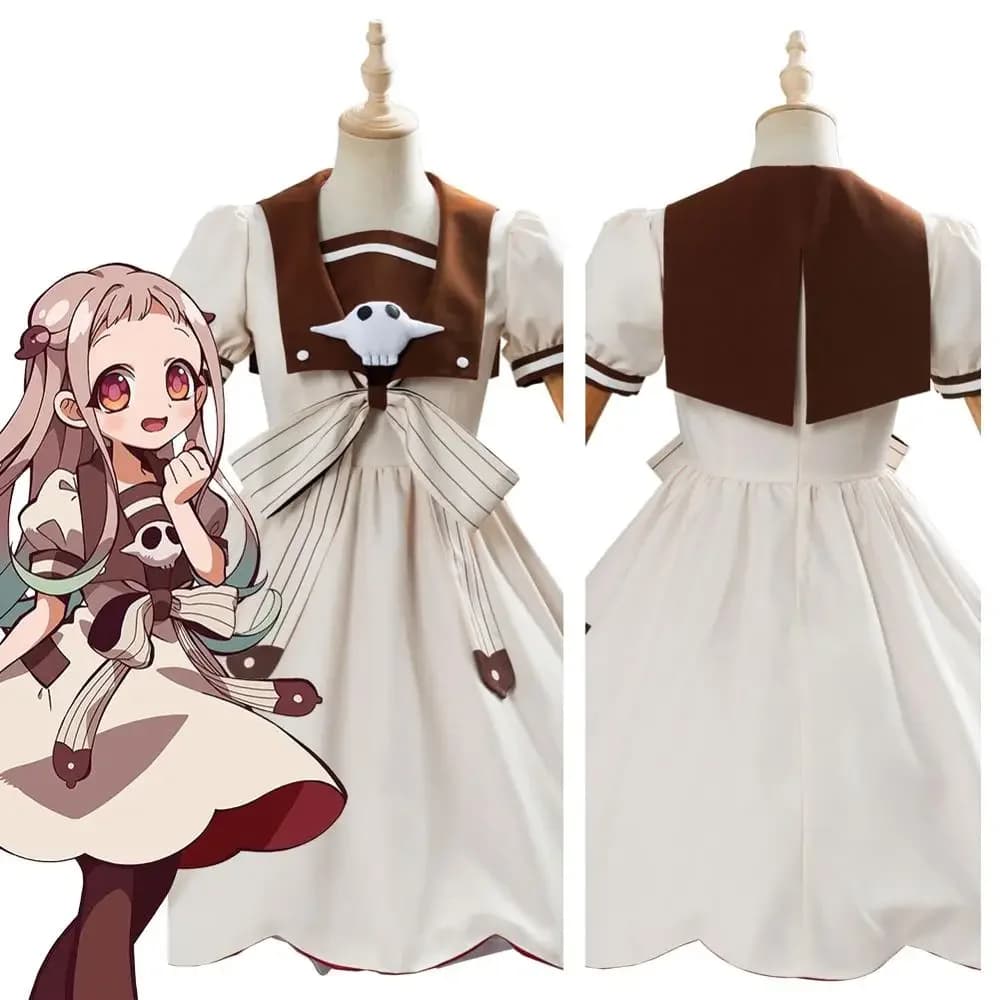 Anime Jibaku Shounen Hanako Kun Nene Yashiro Costume Cosplay Toilet-Bound Dress Uniforme Ragazze Lolita Camicetta Gonna Set