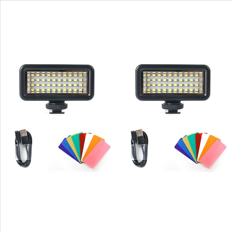 ABGI-2X Waterproof underwater lamp for underwater light Photo lighting for action camera for mobile Gopro