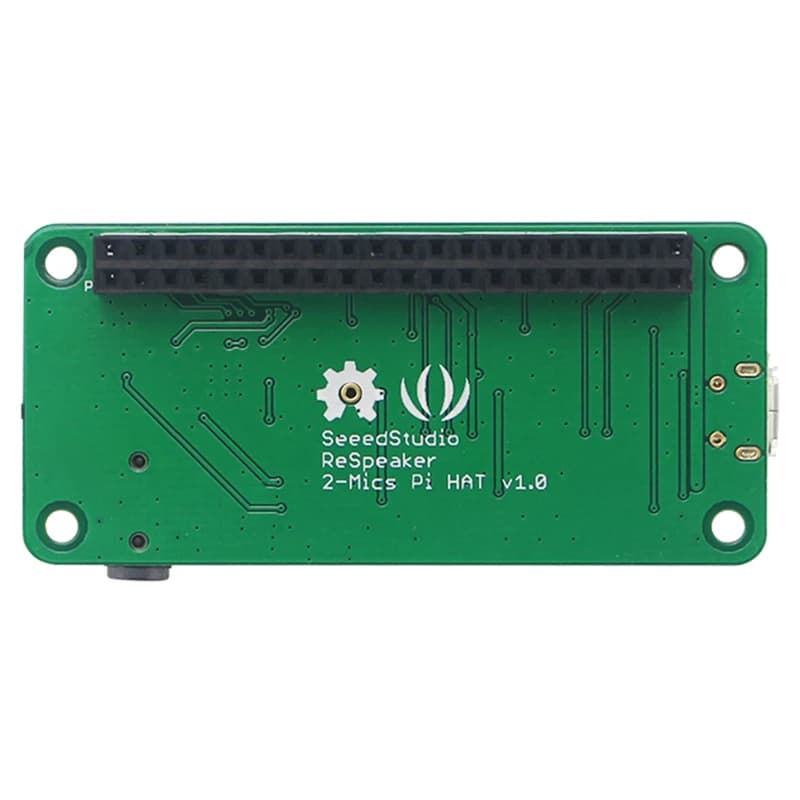 Respeaker 2-Micros Pi Hat for Raspberry Pi 4 Model B Voice Module Double Mic Array for Raspberry Pi Zero 3B
