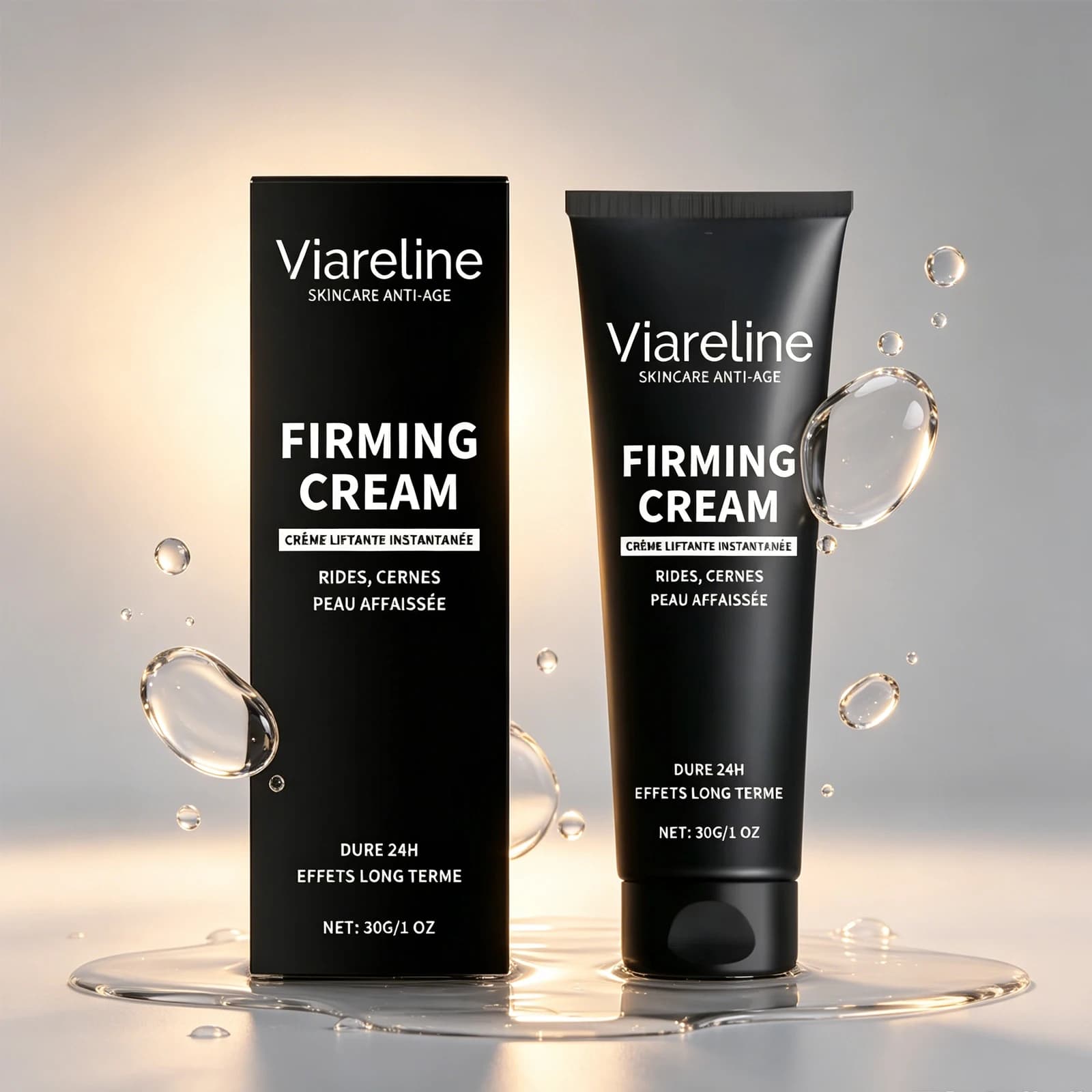 Viareline 30g Facial Moisturizing Cream Hydrating Nourishing Face Care For Soft Smooth Skin Daily Use Lightweight Non Greasy For