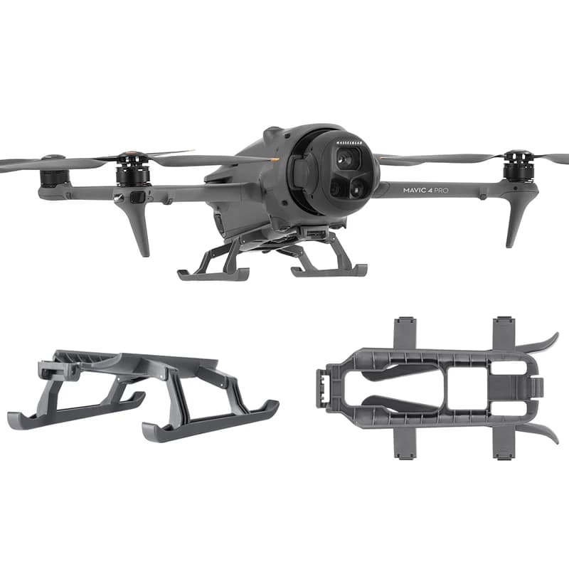 Staffa pieghevole per carrello di atterraggio Staffa protettiva anticollisione per treppiede rialzato per accessori drone DJI Mavic 4pro