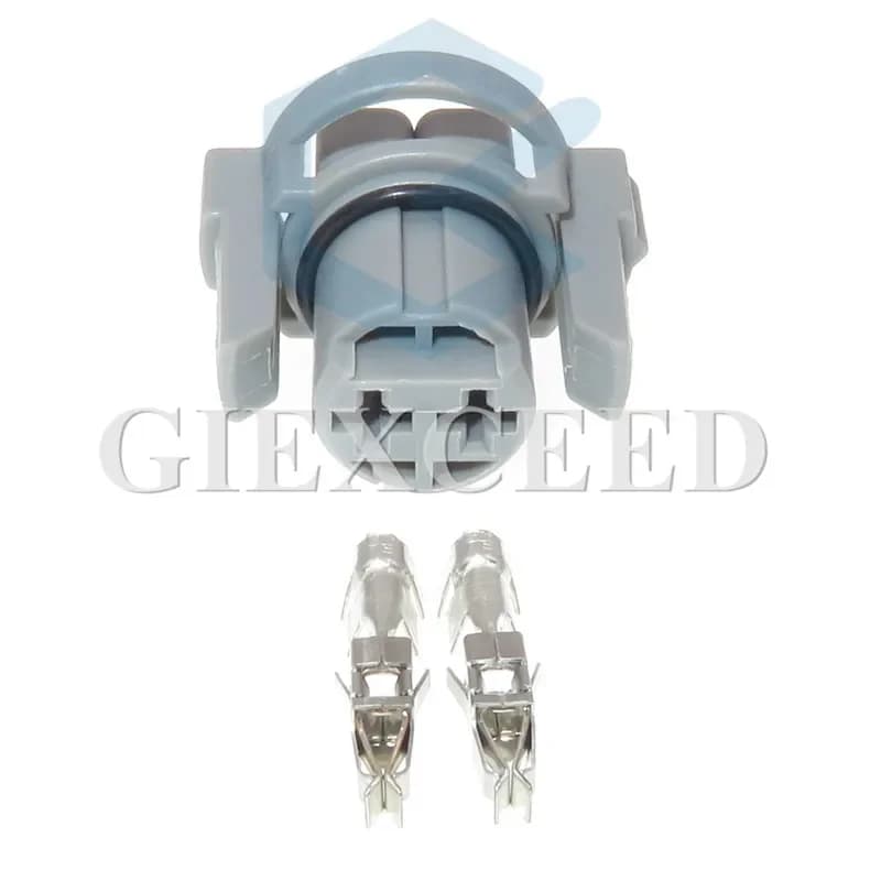 2 Sets 2 Pin PPI0001535 Electrical Automotive Connector AC Assembly Wiring Harness Socket Plug For Cars