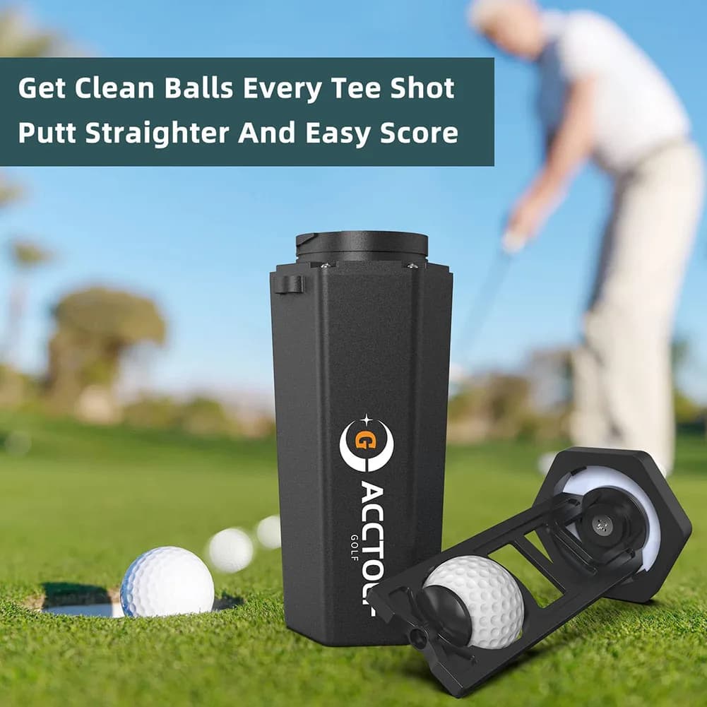 Portable Golfs Ball Wondher Professional Golfs Ball Lavaggio di forniture da golfs per la pulizia di golfs Ball Ball Cleaning Accessori