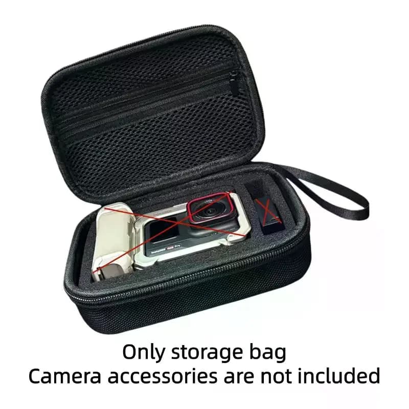 1 pezzo di borsa da viaggio resistente agli urti e alle cadute per Insta360 Ace 2/1 Xplorer Grip, borsa da trasporto in EVA.