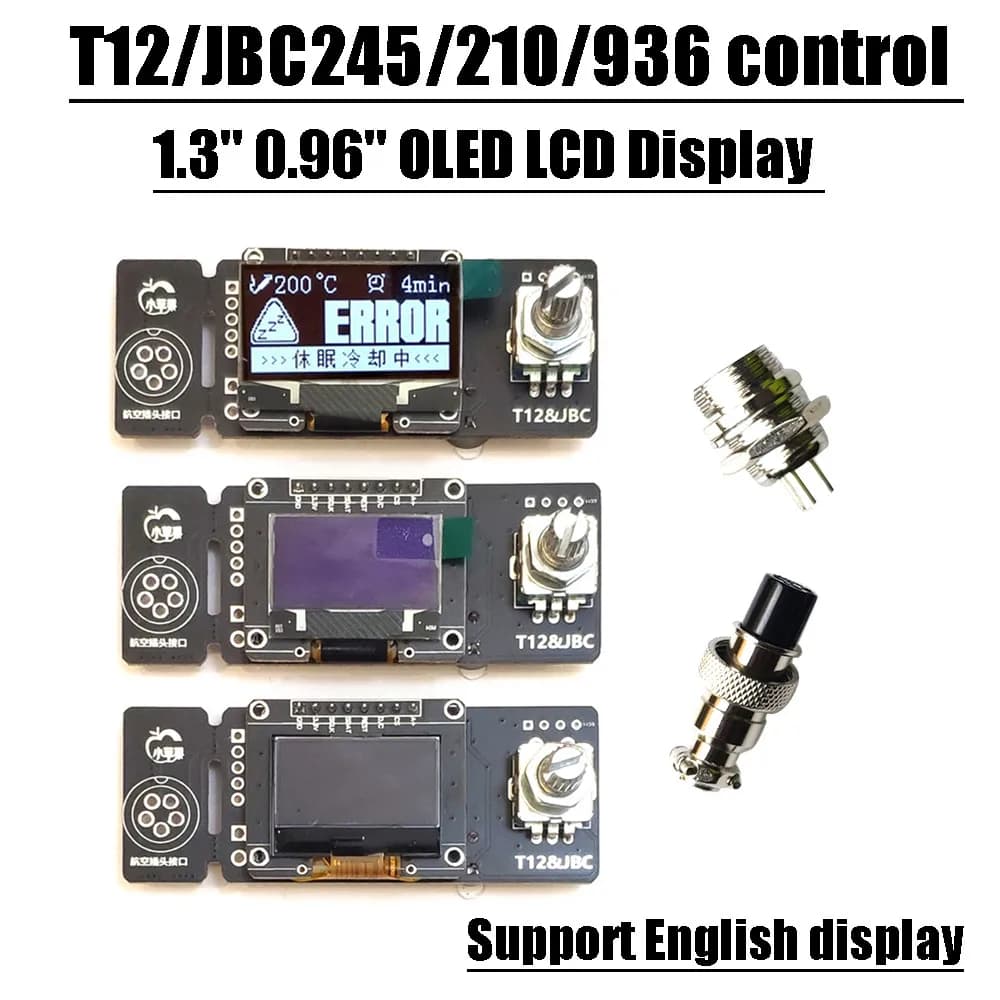Scheda di controllo T12 Display OLED 0,96 JBC245 210 936 Controller stazione di saldatura per saldatore elettrico digitale f/12V 24V HAKKO