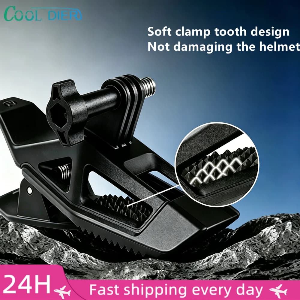 Motorcycle Helmet Chin Bracket Mounts Sport Camera Clip for DJI Osmo Action 5pro 4 3 / Gopro / Insta360 / SJCAM Accessories