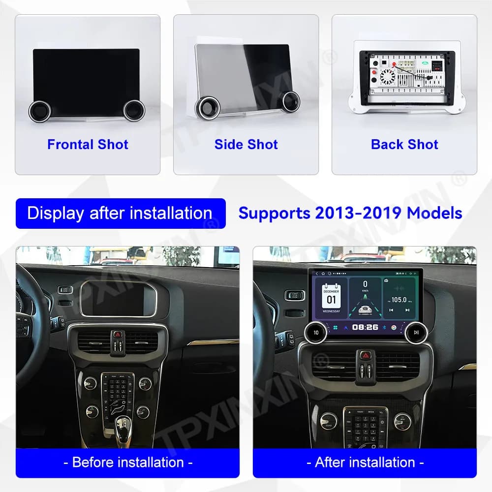 11.5" Android 15 Car Radio For Volvo V40 2013-2019 Car Multimedia Video Player GPS Navigation Carplay Head Unit 4G Car Stereo