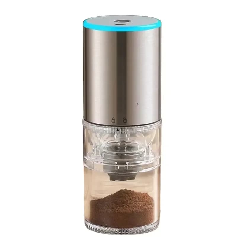USB Rechargeable Mini Portable Coffee Grinder Compact Electric Bean Mill for Home Camping Travel Outdoor Use