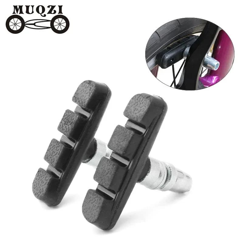 MUQZI Ganasce freno V-brake per bicicletta da strada EIEIO Ganasce freno silenziose resistenti all'usura Parti bici ultraleggere