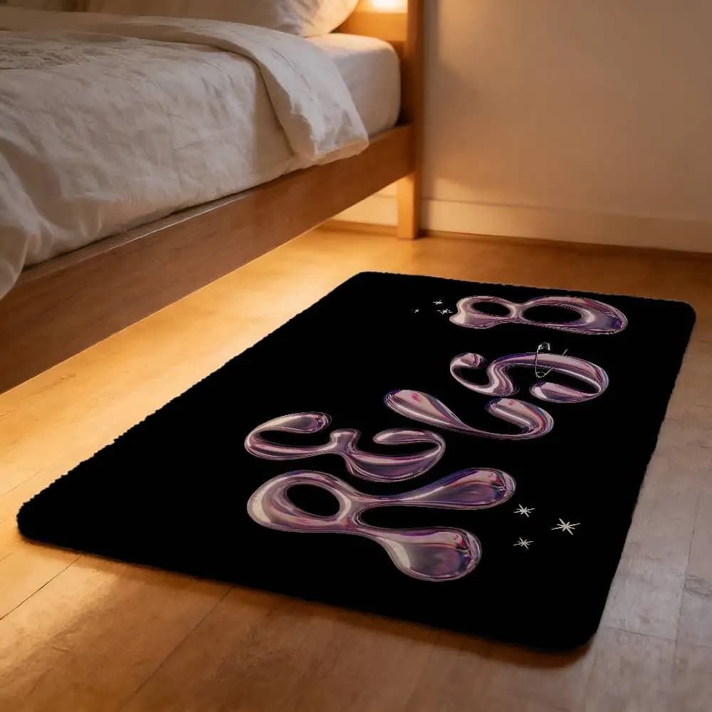 Soft Mat in Plush R-Rels B Albums Cover Cloud, Anti-slip, No-sheeps and Absorbent