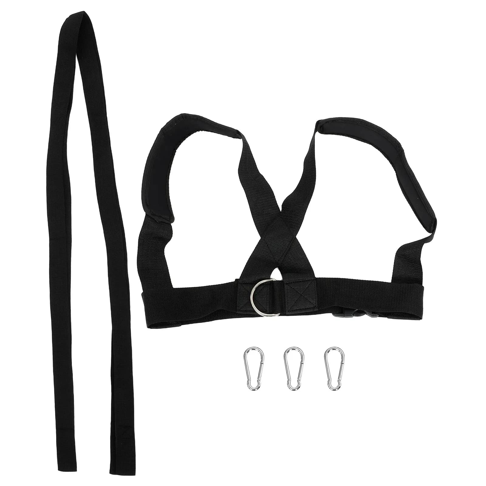 Antiresistance Training Band Heavy Duty Weight Bearing Belt with Buckle Strap for Running Support Cable Machine Attachment