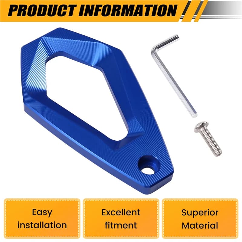 A85E-PER ZONTES 368G Tubo Di Scarico Copertura Della Coda Per ZONTES 368G Tubo Di Scarico Anti Scottatura Copertura Accessori Moto Blu