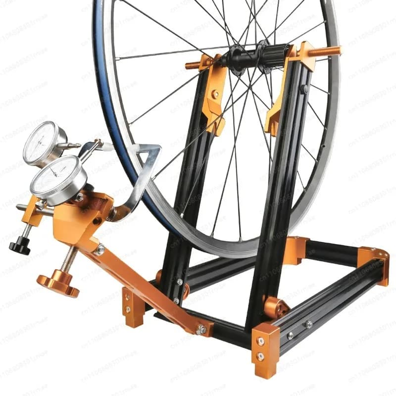 Supporto Professionale per Centratura Ruote Bicicletta, Set di Strumenti per Riparazione e Regolazione Cerchi Bici da Strada