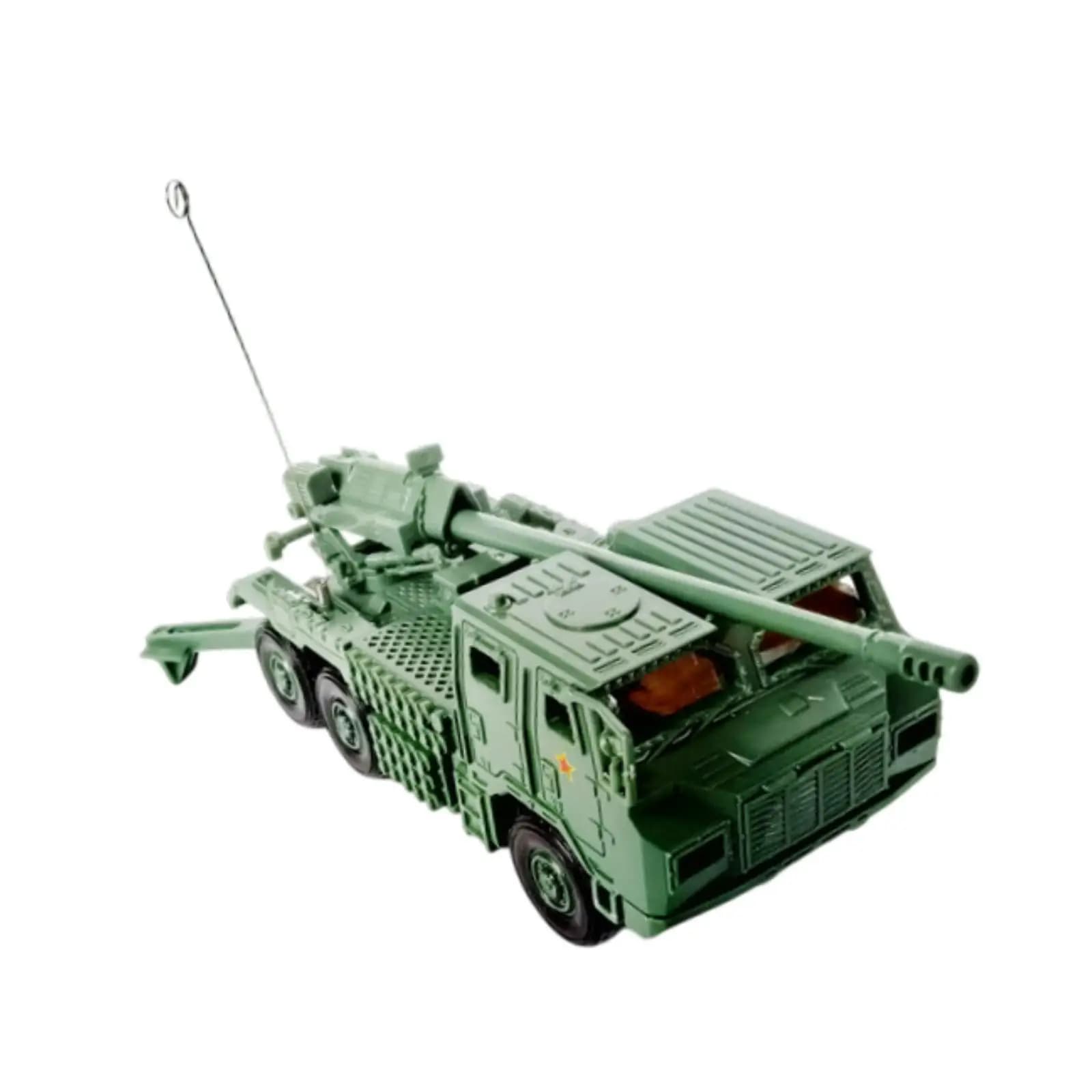 1:72 4D Tank Model Miniature Armored Vehicle Tabletop Decor Education Toy Building Model Kit Chariot for Adults Keepsake Gift