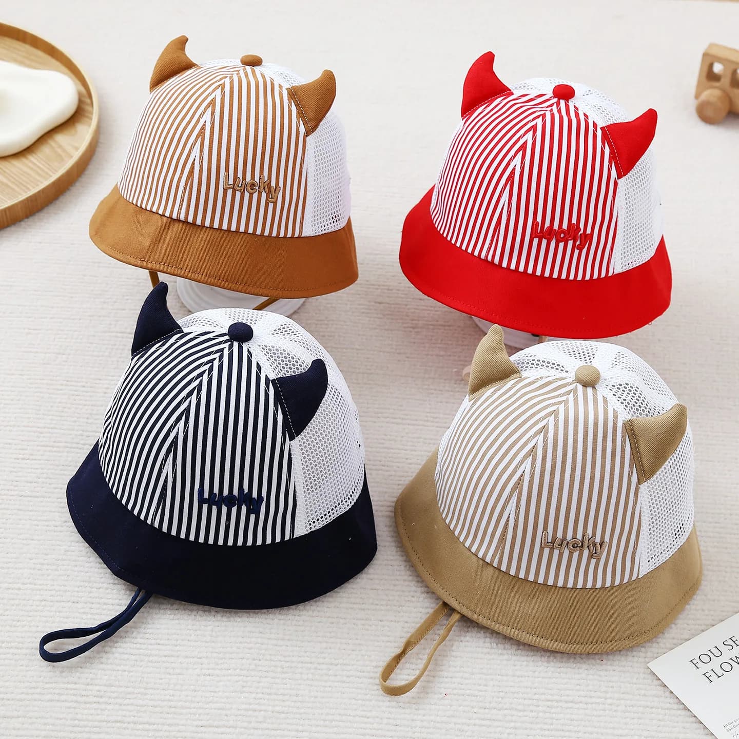 Cappellino da baseball in cotone per neonati e bambini, cappello da sole estivo regolabile con rete per bambini e bambine, tinta unita casual