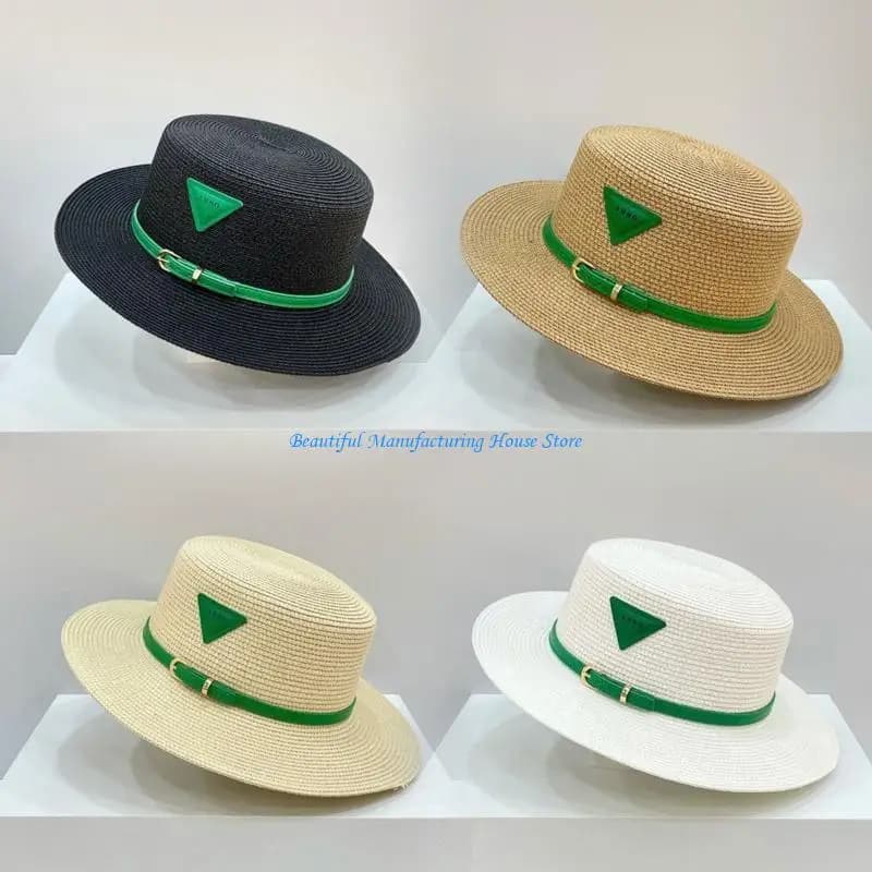 E56A Women's Holiday Beach for Hat Sun Paglia Summer Solar Protection with Visiera UV Feet