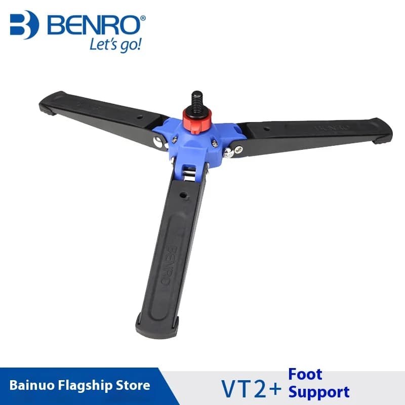 Benro VT2 3-Leg Locking Base Accessory For Monopod Fits Monopod with Removeable Supporting Stand 3/8 Threaded Foot