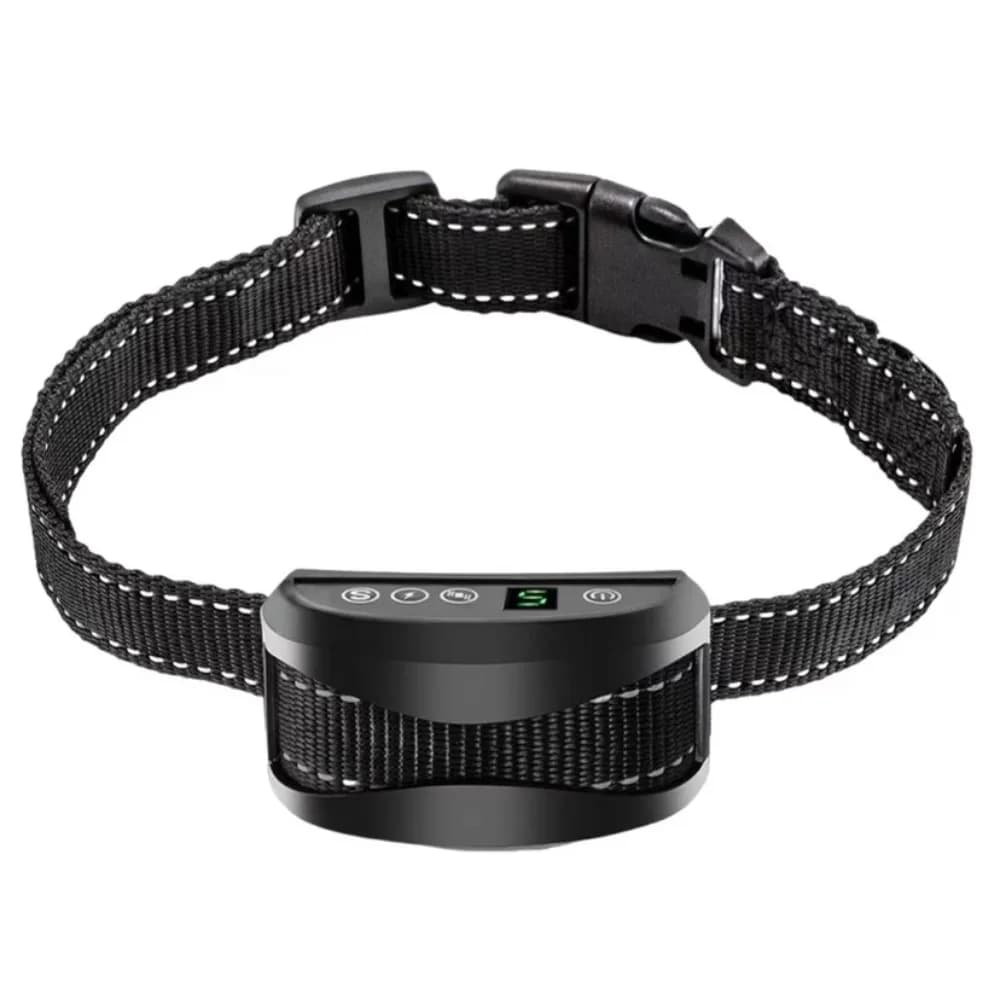 Collare Antiabbaio Intelligente per Cani, Regolabile, con Ultrasuoni, Impermeabile, Display Digitale, Collare Antiabbaio Portatile