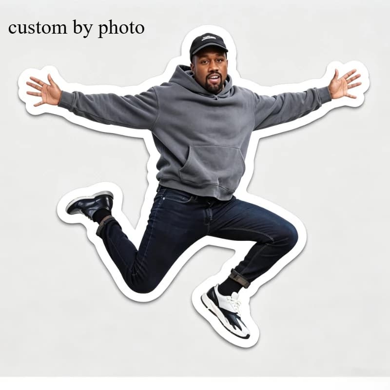 Zipper Custom Portrait Plush Pillow, Upload Photo Human Shape Hypoallergenic Filling Pillow Doll for Wedding Holiday Family Gift