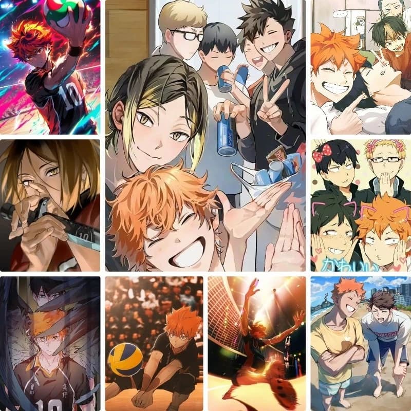 DIY Anime Haikyu!! Diamond Painting Volleyball Teen Character Mosaic Handmade Exquisite Creative Gift Home Decoration