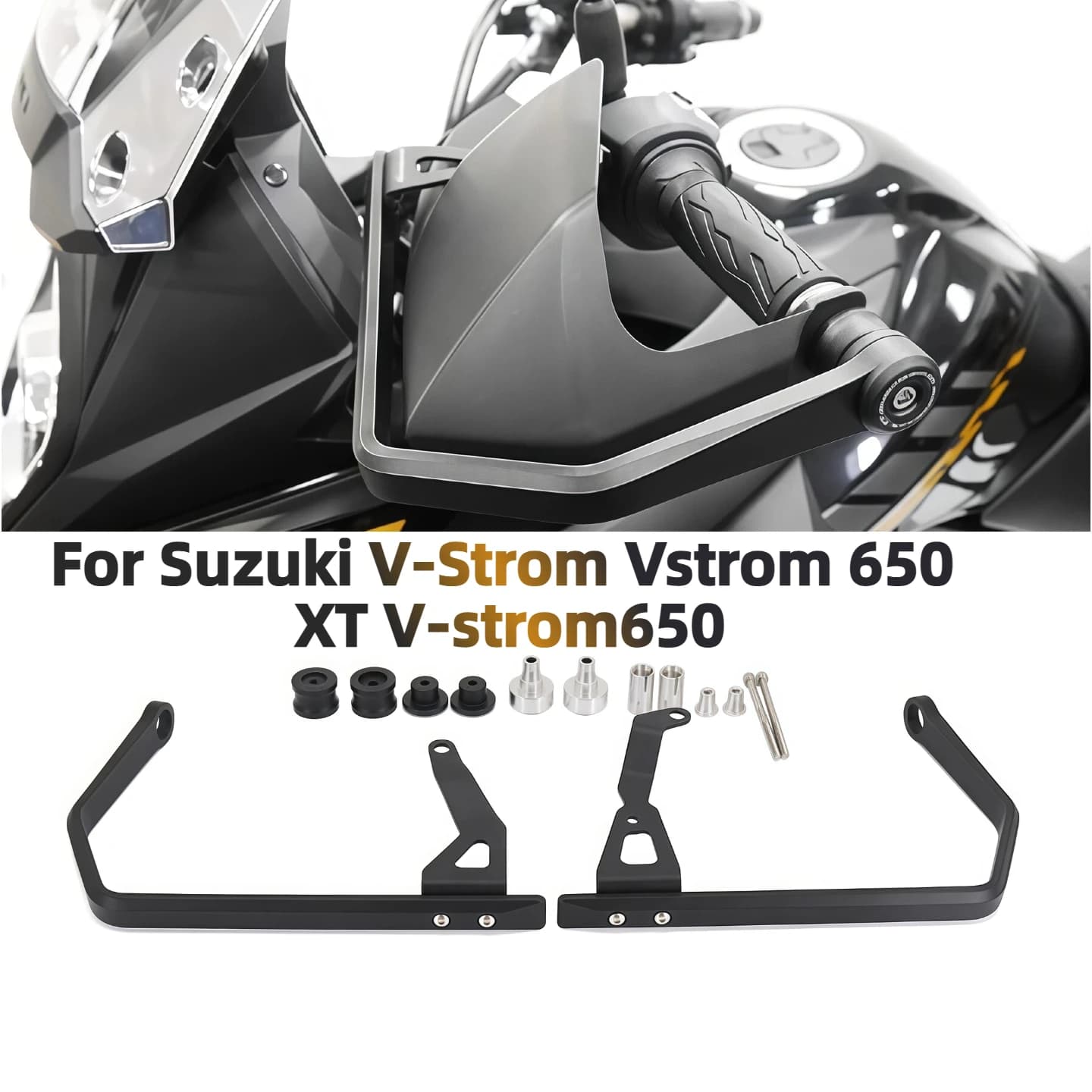 Per Suzuki Vstrom 650 XT / V-strom650 Adventure, nuovo kit di protezione per barra di protezione paramani per moto, protezione manubrio 2021-