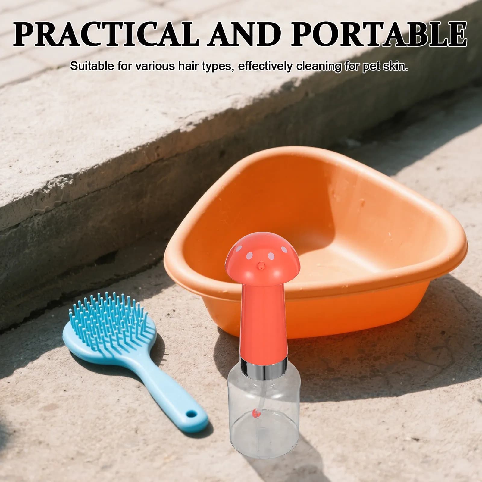 Dispenser Elettrico per Schiuma da Bagno per Animali Domestici a Forma di Fungo, Schiuma Rapida per Shampoo Cani e Gatti, Pulizia Bagno